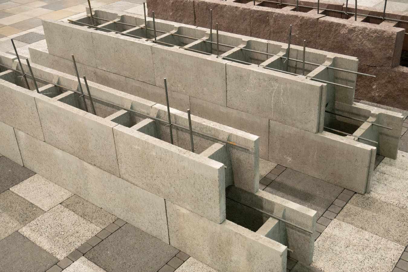 Foundation block wall installation